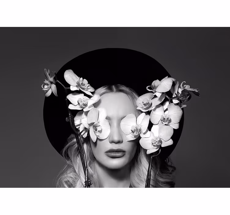 Tapisserie fleur élégance de l'orchidée - TenStickers