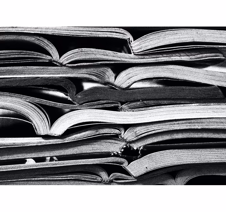 Tapisserie textures et motifs pages ouvertes empilées - TenStickers