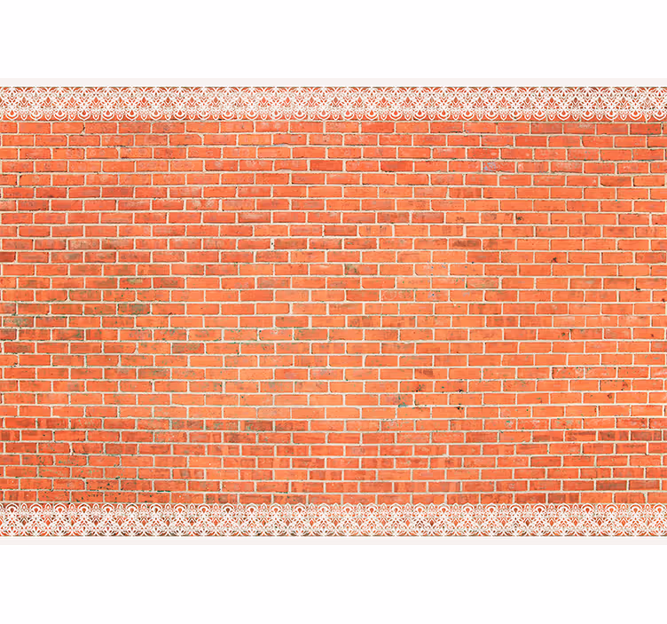 Tapisserie brique fond rustique - TenStickers