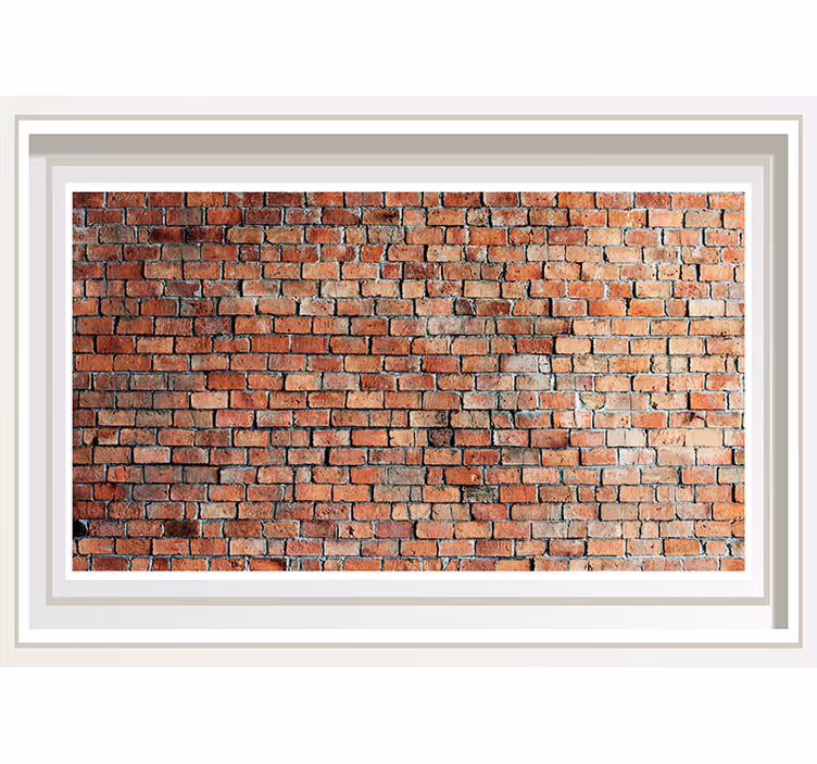 Tapisserie brique motif classique en briques - TenStickers