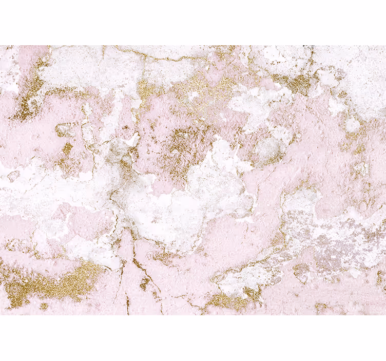 Tapisserie textures et motifs marbre rose Élégant - TenStickers
