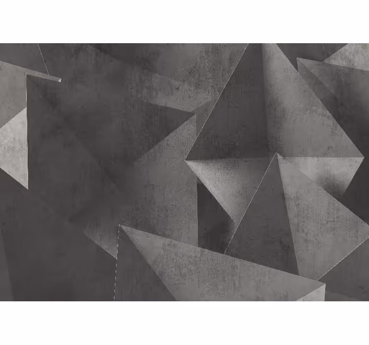 Tapisserie abstraite motifs de formes géométriques - TenStickers