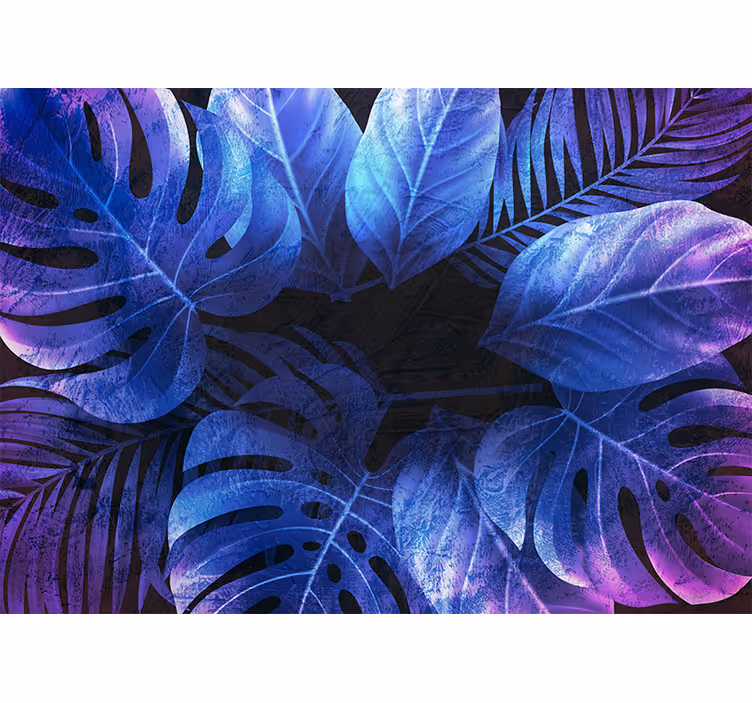 Tapisserie nature feuilles tropicales décoratives - TenStickers