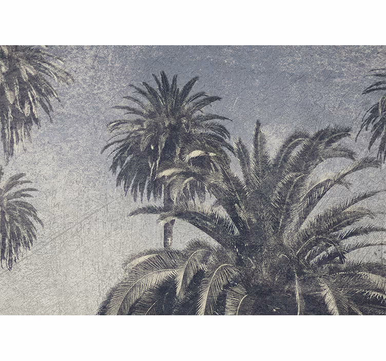 Tapisserie nature oasis de palmier - TenStickers