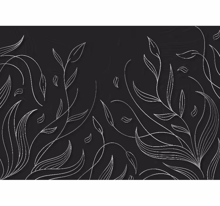 Tapisserie nature motifs de feuilles élégants - TenStickers