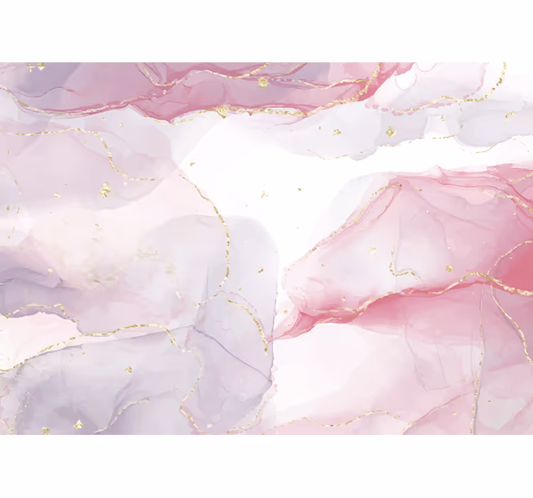 Papier peint 3D Texture de cristal rose - TenStickers