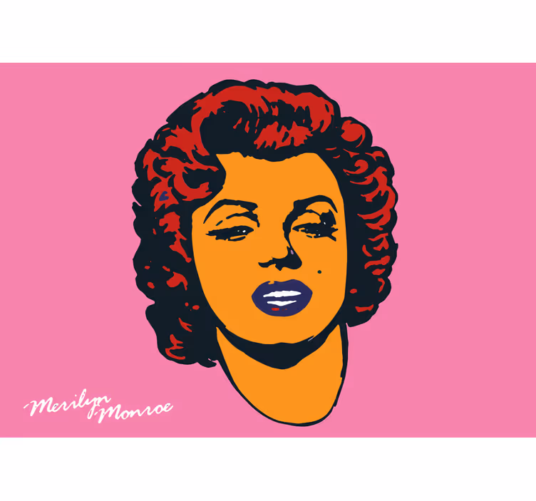 Papier peint mural art urbain Pop art original de marilyn monroe - TenStickers