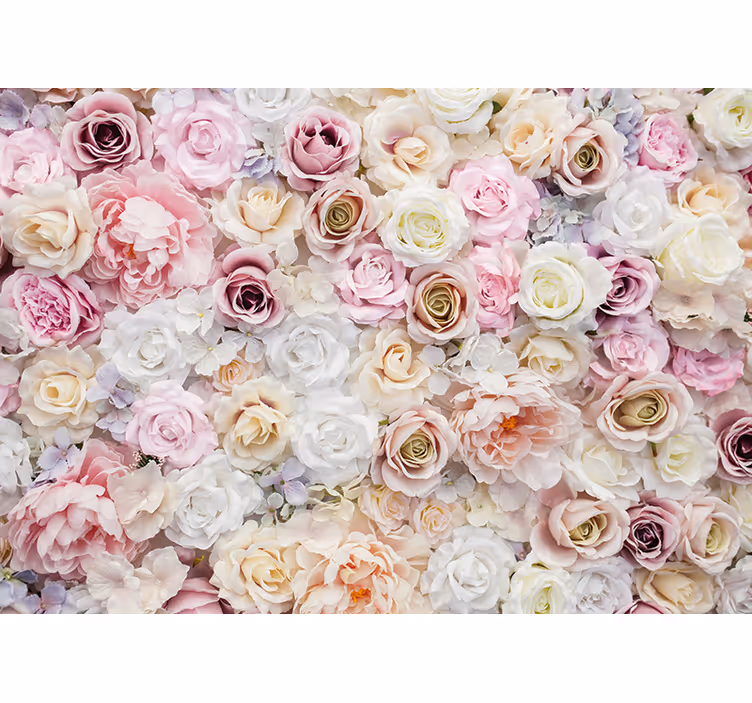 Tapisserie fleur collection fleur de rose - TenStickers