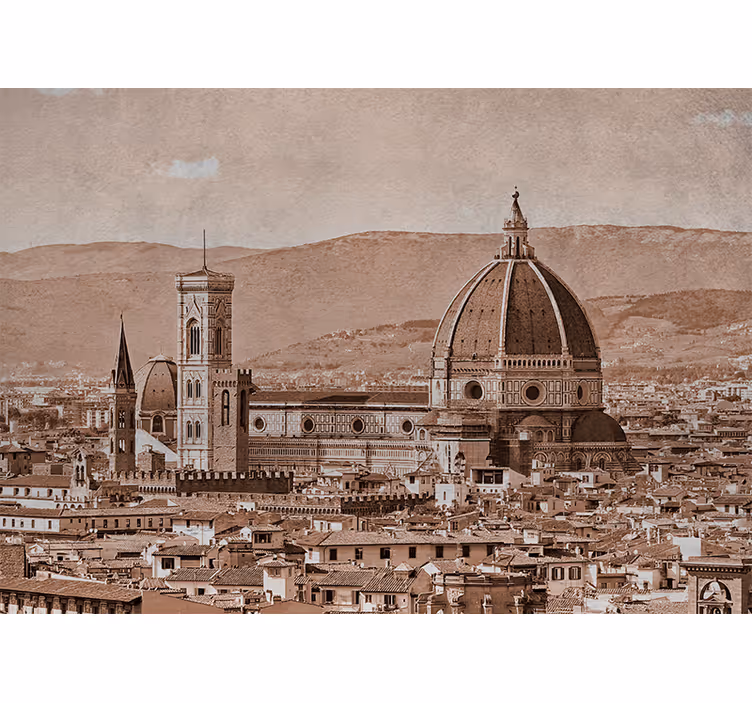 Papier peint salon Cathédrale de florence - TenStickers