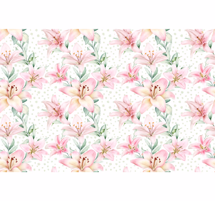 Tapisserie coquelicots fleurs délicates - TenStickers