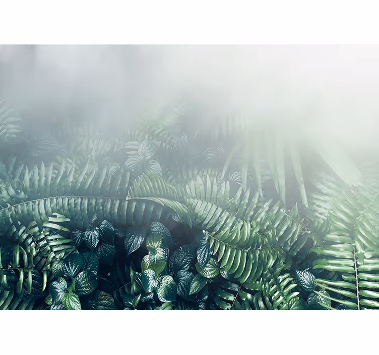 Tapisserie nature paysage verdoyant vivant - TenStickers