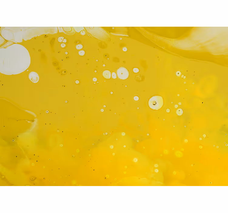 Tapisserie abstraite motifs jaunes tourbillonnants - TenStickers
