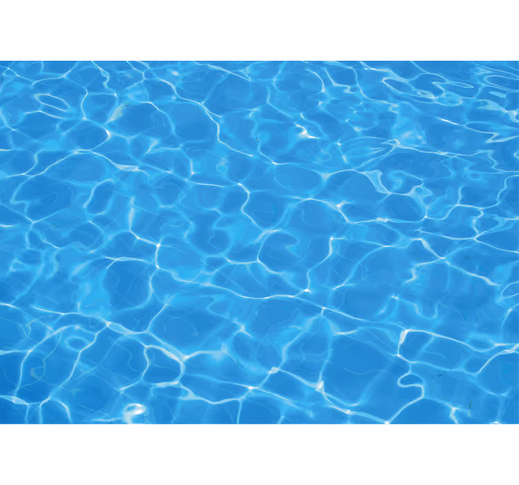 Tapisserie mer surface d'eau claire - TenStickers