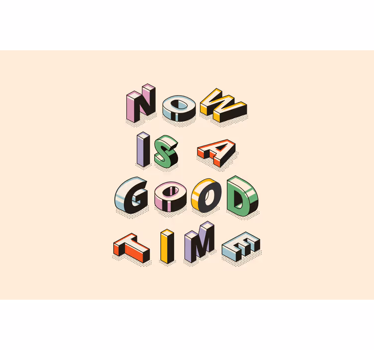Tapisserie phrase message stylisé - TenStickers