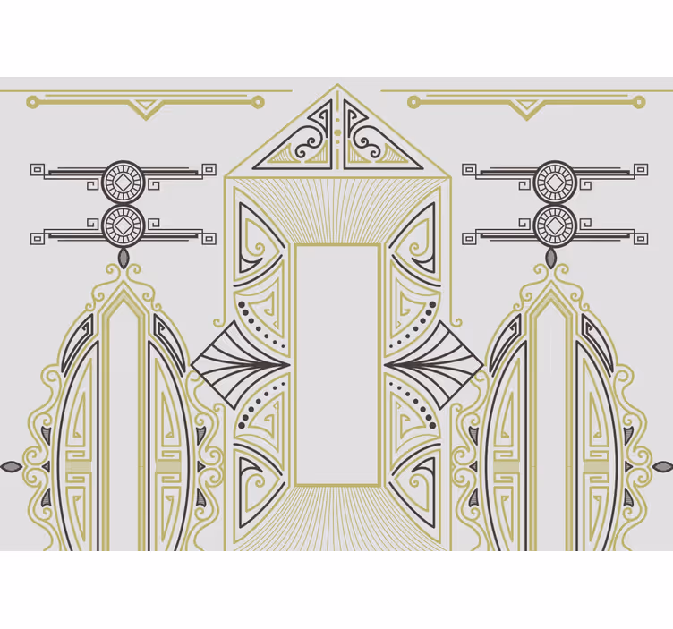 Tapisserie art Élégance géométrique - TenStickers