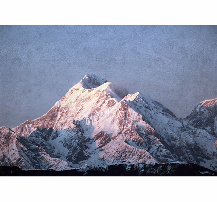 Tapisserie montagne grand sommet de la montagne - TenStickers