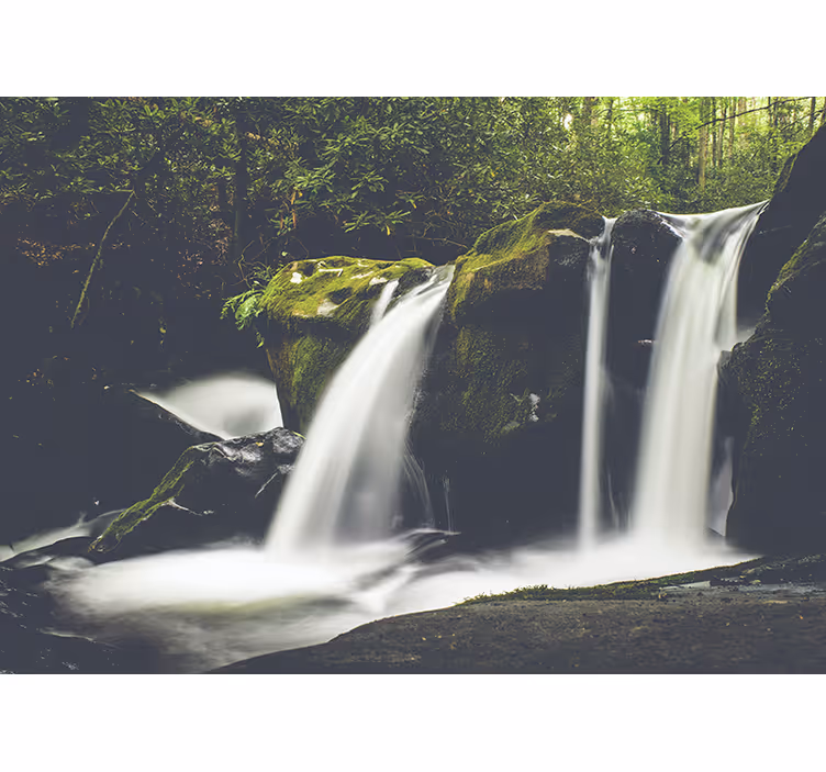 Tapisserie cascade scène de chute d'eau - TenStickers