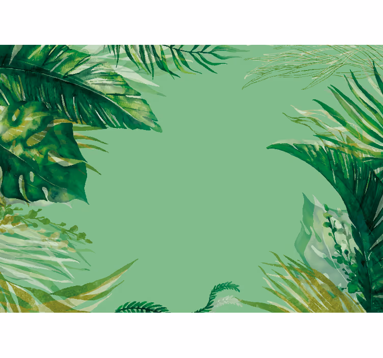 Tapisserie nature foliage tropical composition - TenStickers