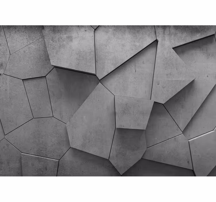 Papier peint 3D Texture de mur en béton - TenStickers