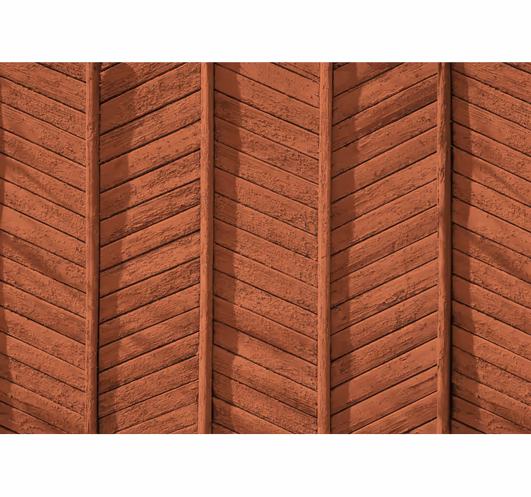 Tapisserie imitation pierre motif bois rustique - TenStickers