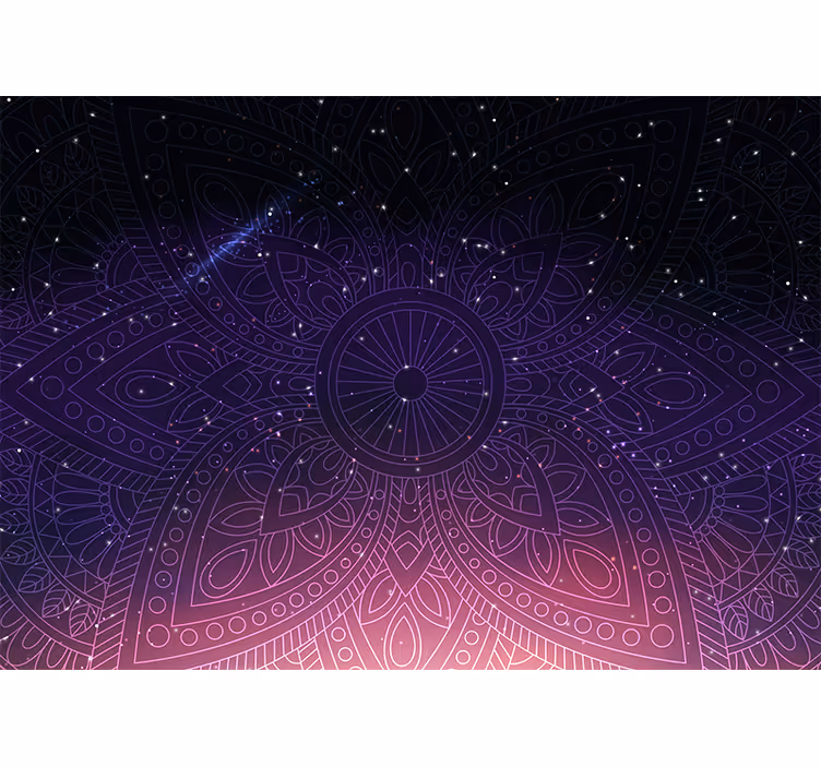Tapisserie mandala motif mandala complexe - TenStickers