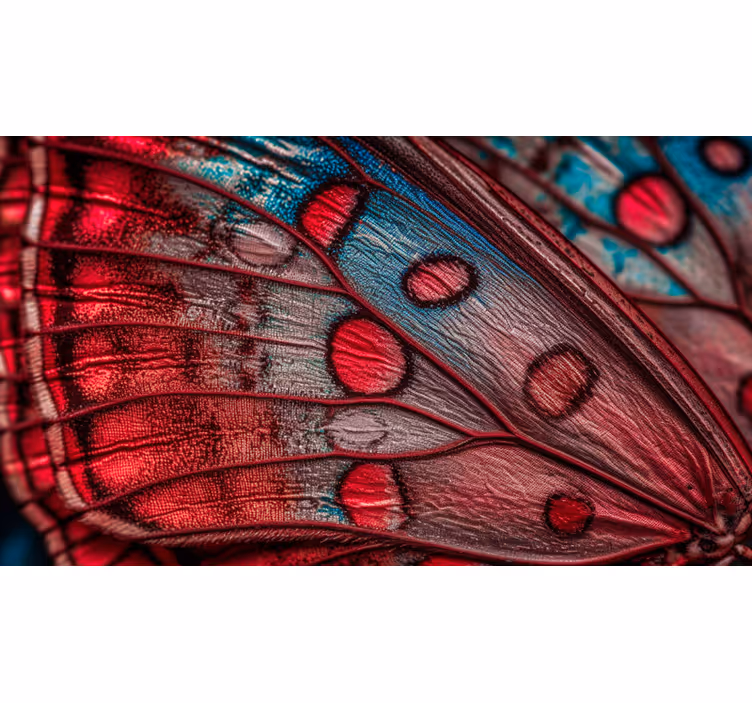Tapisserie murale salon aile de papillon - TenStickers