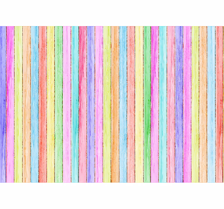 Tapisserie murale marbre planches de bois de couleur - TenStickers