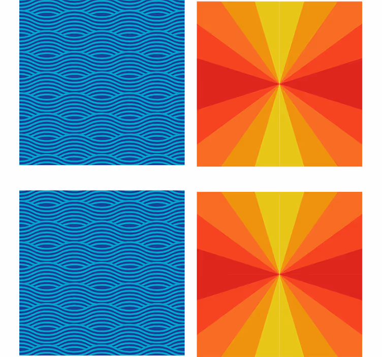 Dessous de verre Éclat de couleurs - TenStickers