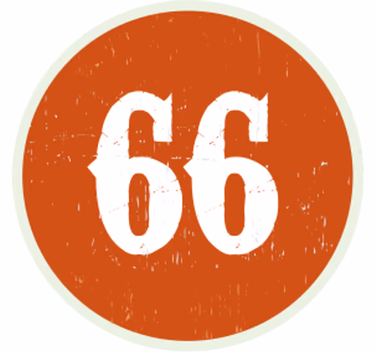 Dessous de verre personnalisable étiquette numérique ronde - TenStickers