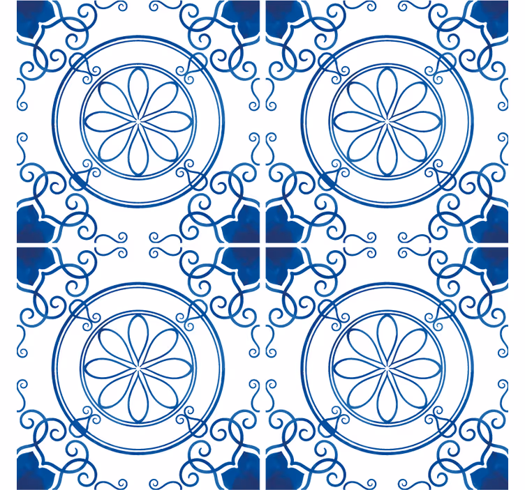 Dessous de verre motifs floraux raffinés - TenStickers
