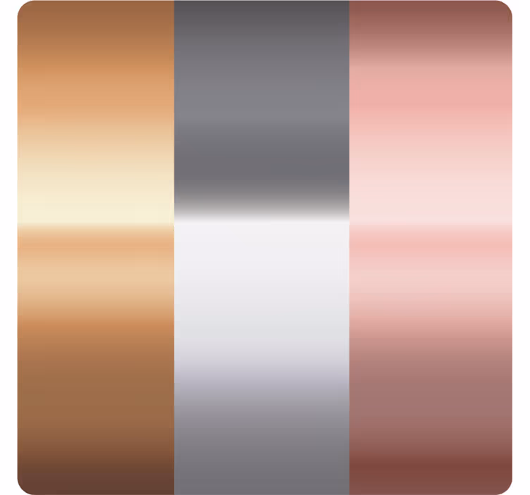Dessous de verre rayures dégradées métalliques - TenStickers