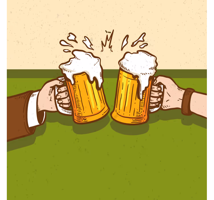 Dessous de verre biere Bravo le - TenStickers