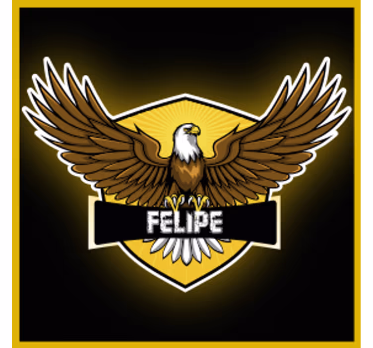 Dessous de verre personnalisé Aigle personnalisé - TenStickers