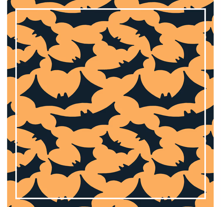 Dessous de verre halloween motif chauve-souris - TenStickers