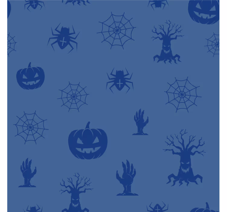 Dessous de verre halloween motif ombres effrayantes - TenStickers