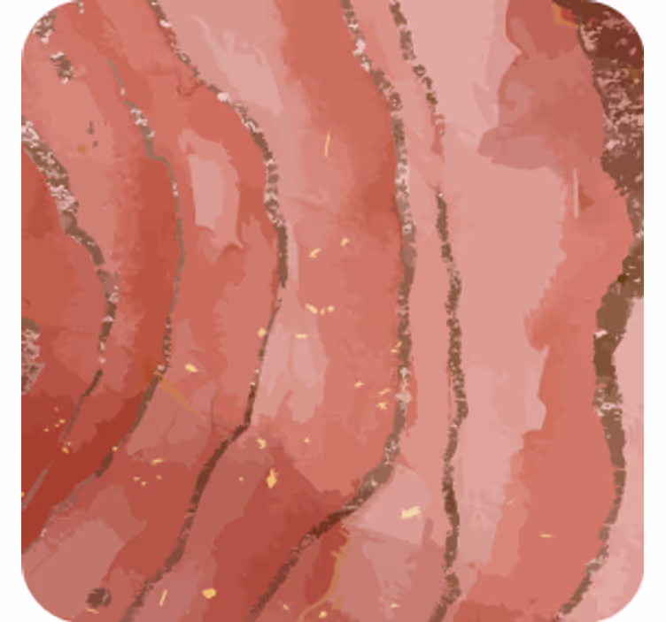 Dessous de verre tourbillon marbre rose abstrait - TenStickers