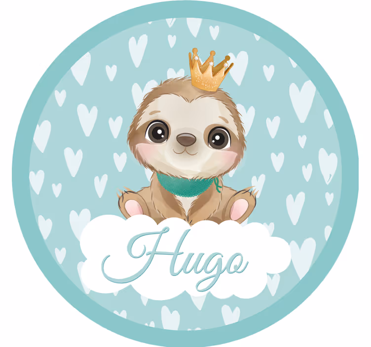 Dessous de verre geek personnage paresseux mignon - TenStickers