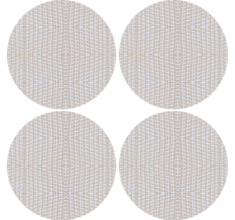 Dessous de verre tapis de surface circulaire texturé - TenStickers