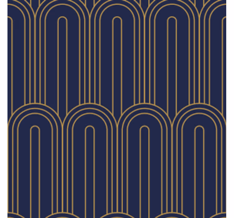Dessous de verre motif lignes courbes - TenStickers