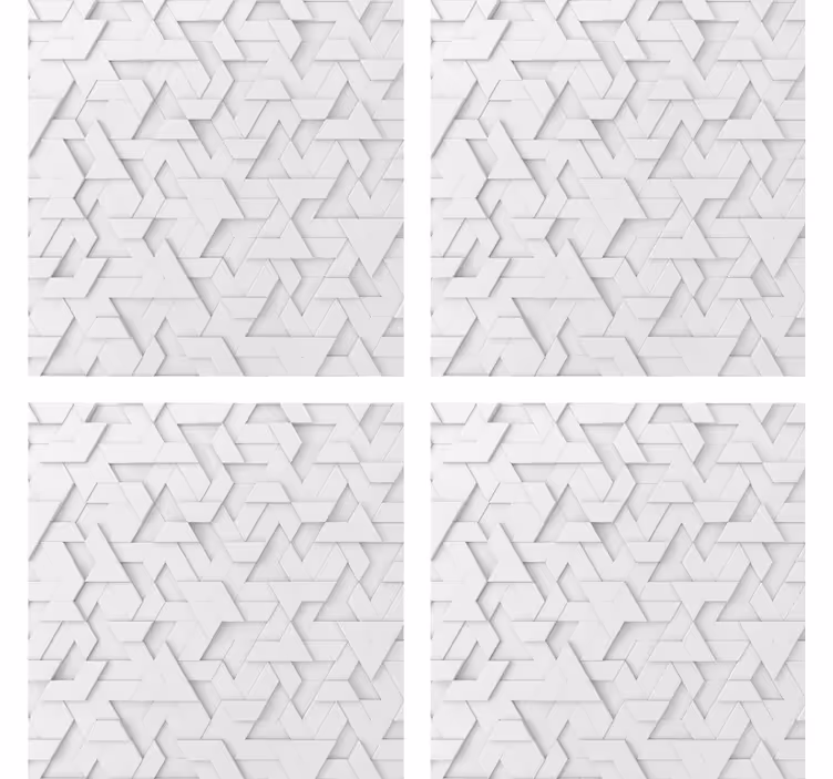 Dessous de verre motif texturé géométrique - TenStickers