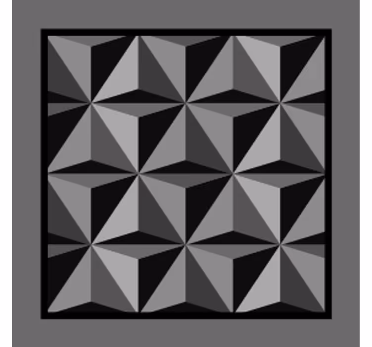 Dessous de verre motif de formes géométriques - TenStickers