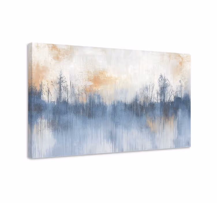 Tableau paysages forêt artistique - TenStickers
