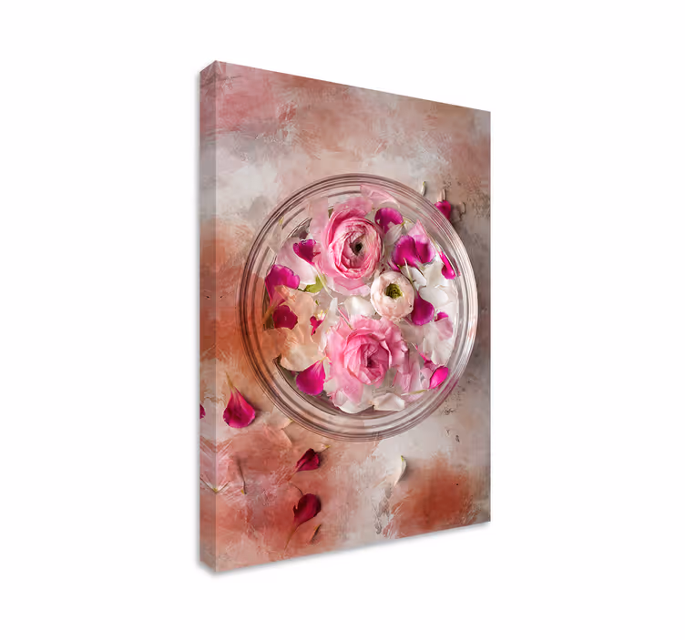 Tableau fleurs et plantes art floral en bol - TenStickers