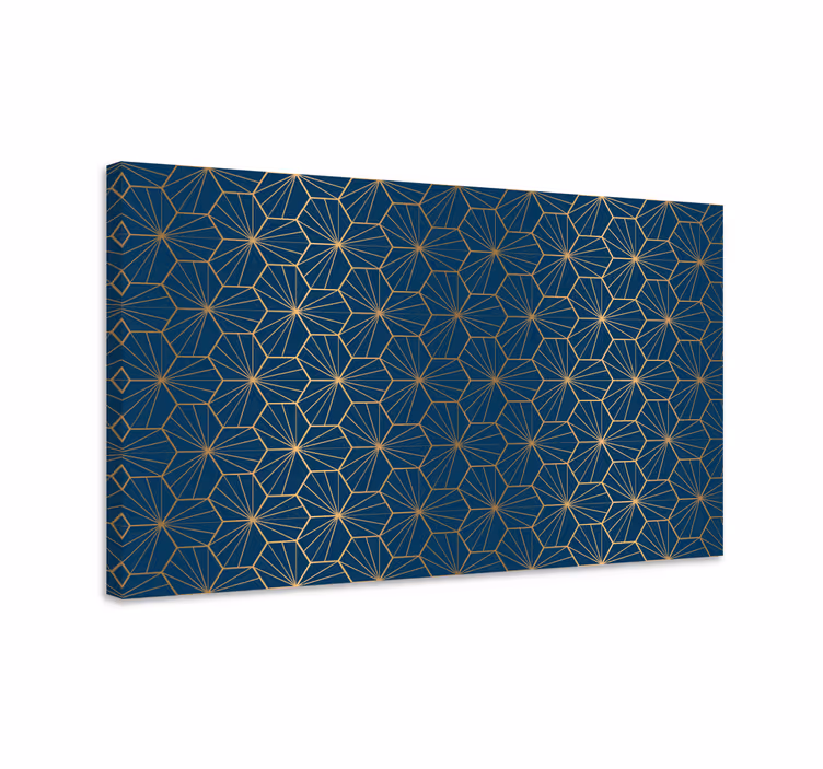 Tableau moderne sticker géométrique élégant - TenStickers