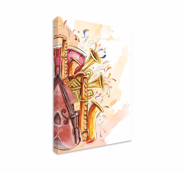 Tableau instruments de musique - TenStickers
