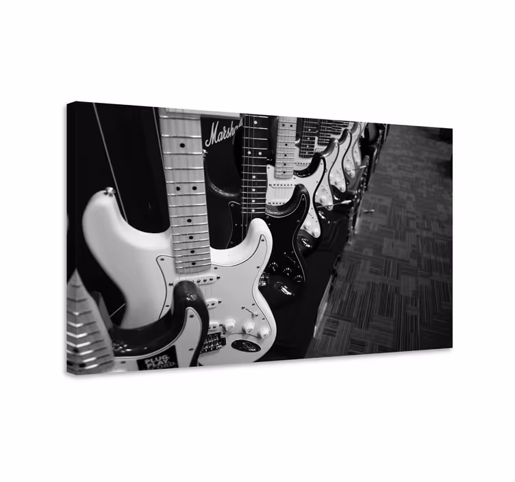 Tableau musique Guitarras electricas - TenStickers