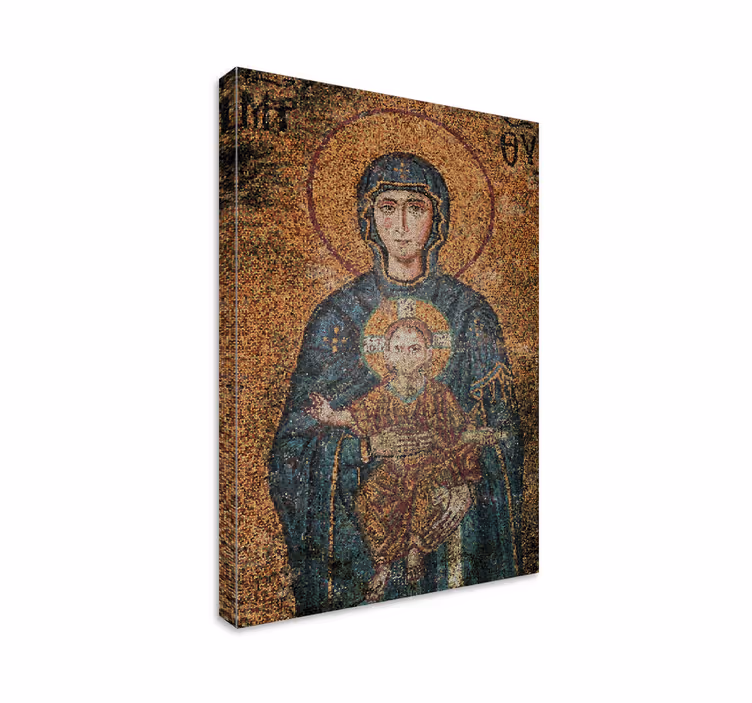 Tableau personnage iconographie en mosaïque - TenStickers