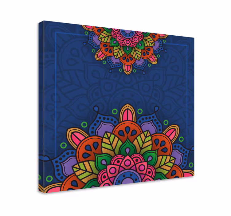 Tableau mandala motif de mandala complexe - TenStickers