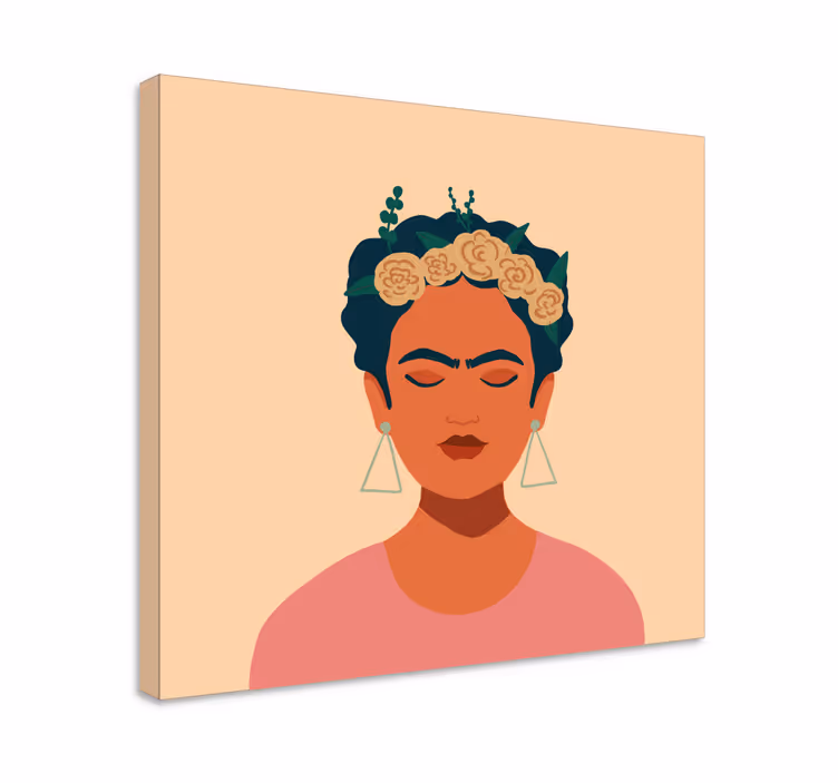 Tableau personnages frida khalo - TenStickers