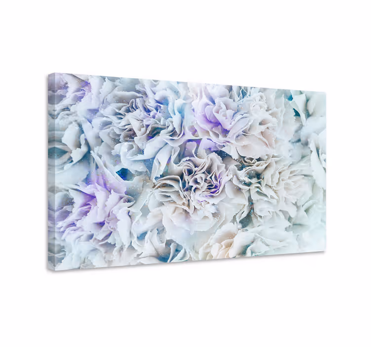 Tableau fleurs et plantes fleurs glacées - TenStickers